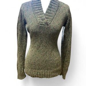 Y2k Liz Claiborne knit sweater layering large early 2000s downtown girl cottage